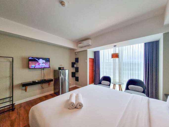 Bedroom 2, Restful Studio No Kitchen Mataram City By Travelio, Sleman