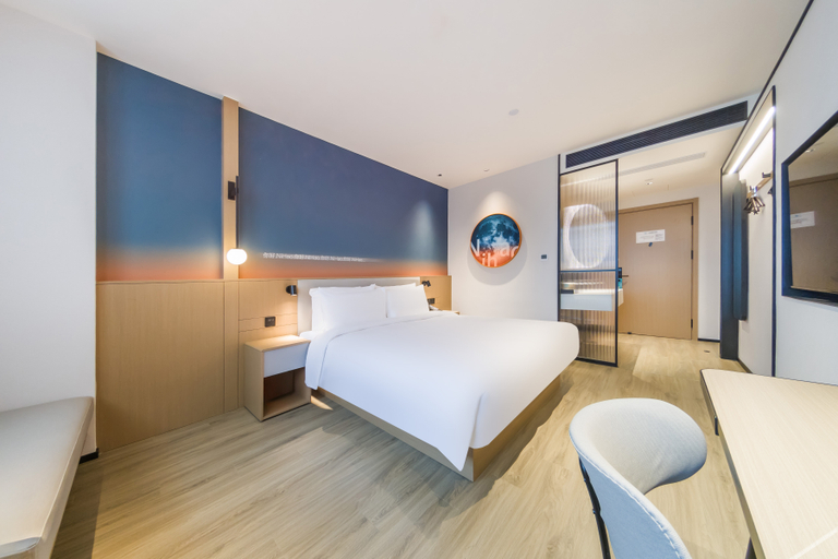 Bedroom 2, Nihao Hotel Wuhan Huangjiahu Avenue, Wuhan