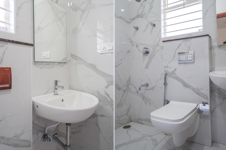 Bathroom, FabHotel Royal Platinum Suites - Nr.HSR Layout, Bangalore