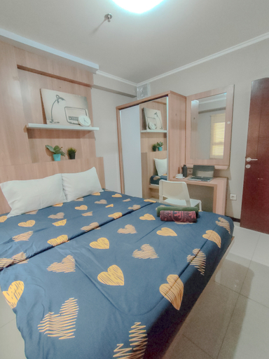 Bedroom 2, Smart Room at Gateway Pasteur Apartment, Bandung