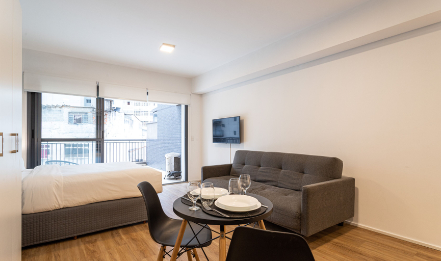 Bedroom 2, Setin Downtown Genebra by Viva - Apartamentos completos na Bela Vista com piscina, São Paulo