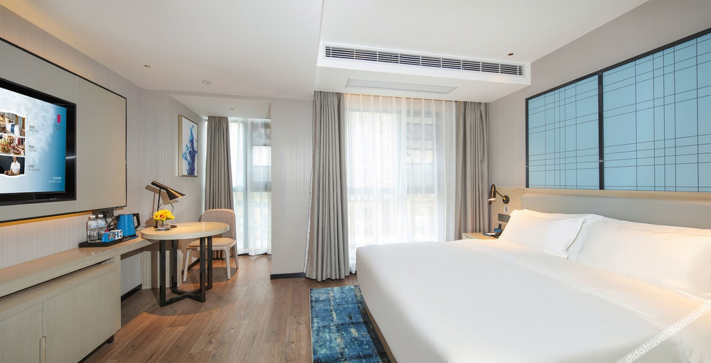 Bedroom 2, Echarm Hotel Chengdu Dafeng Fenghuang Mountain Sports Park, Chengdu