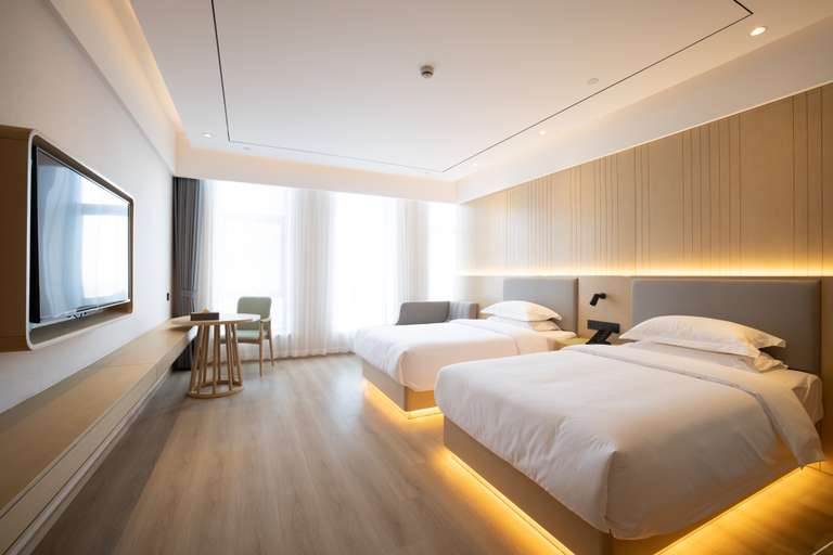 Bedroom 2, Deep Sleep Hotel Hangzhou Dajiang Donghai Dexin Bay Center, Hangzhou
