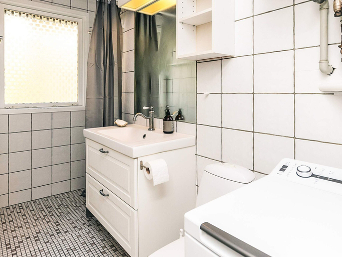 Bathroom, 6 Person Holiday Home in Spottrup, Skive