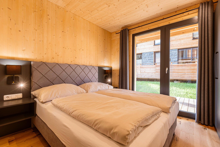Bedroom 2, Apartment with Finnish Sauna and pool No Deposit, Murau