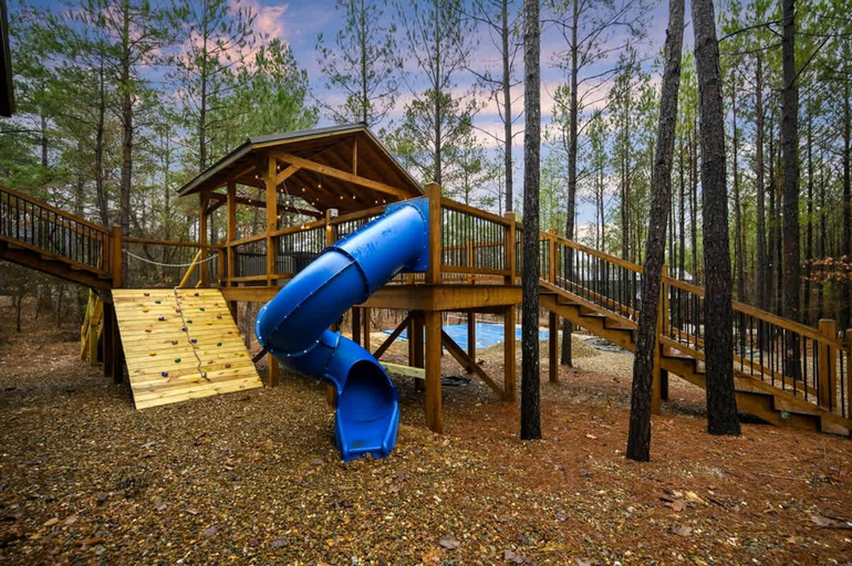 Children's play area - outdoor, Massive Hochatown Lodge w spa Basketball More, McCurtain