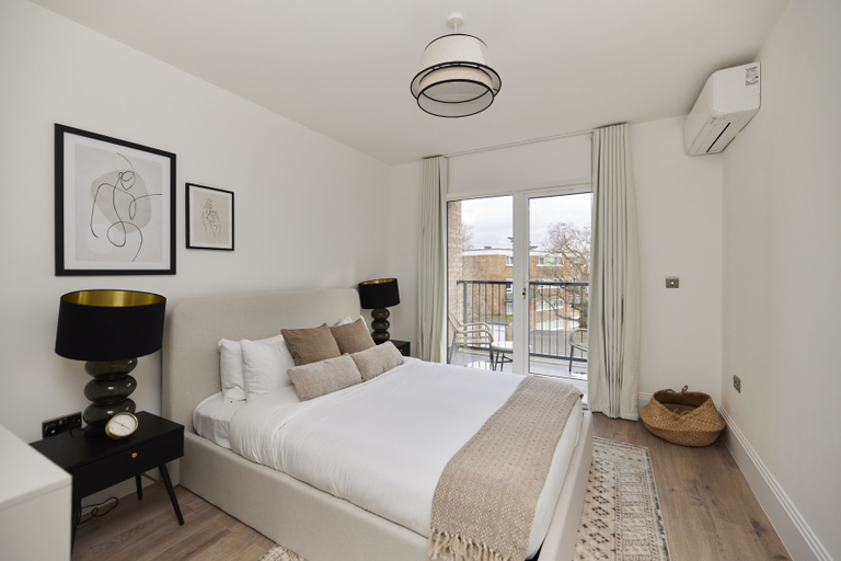Bedroom 3, The Wembley Park Sanctuary - Stunning 2bdr Flat With Balcony, London