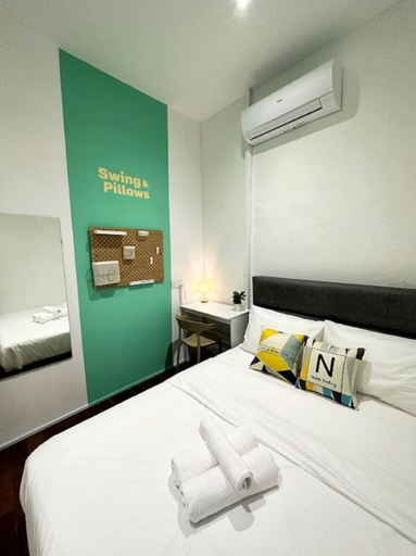 Bedroom 4, Swing & Pillows @ Beach Street, Penang Island