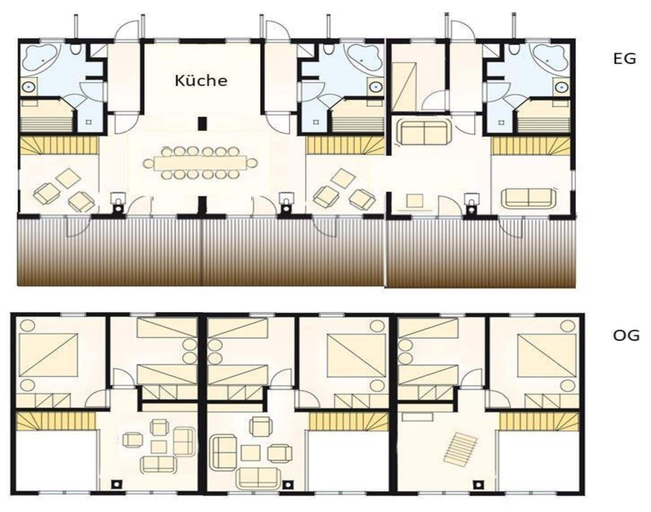 Floor plan, XXL Ferienhaus in Bad Saarow, Oder-Spree
