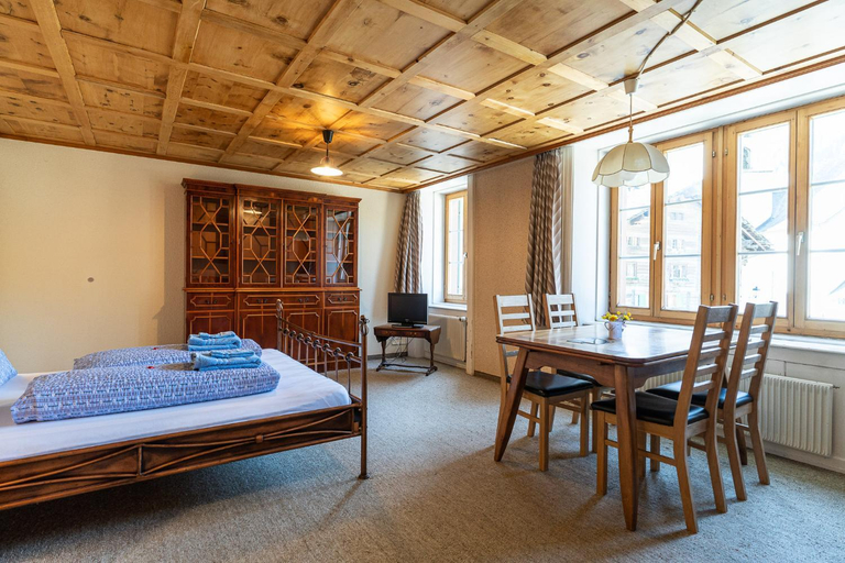 Bedroom 2, Gasthaus Edelweiss Vals, Surselva