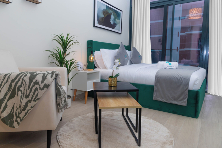 Bedroom 4, Bloomfields Studio-Azizi Riviera 46-Meydan, Dubai