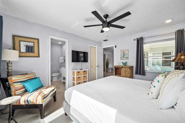 Bedroom 3, Canal Front Beach Home, Private Pool, Flagler