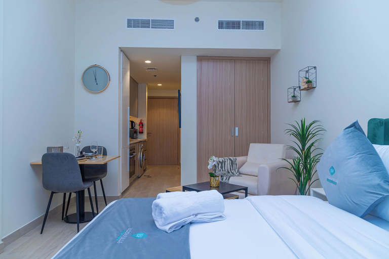 Bedroom 5, Bloomfields Studio-Azizi Riviera 46-Meydan, Dubai