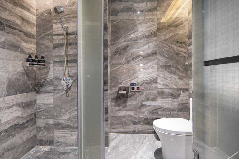 Bathroom 3, Shiyan Railway Station Chongqing Road Atour X Hotel, Shiyan
