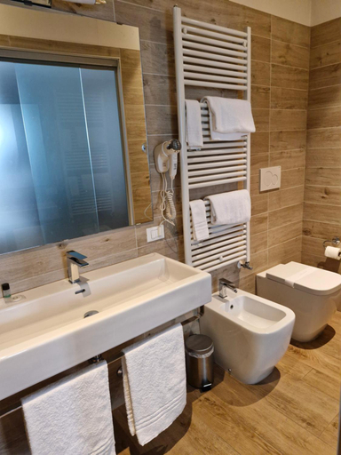 Bathroom, Hotel La Loggia, Padua