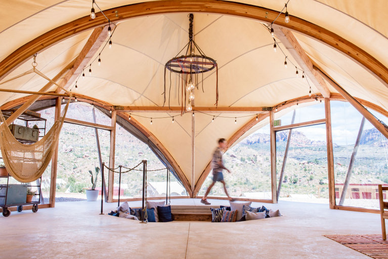 Public Area, Under Canvas Zion, Washington
