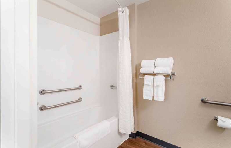 Bathroom 4, Extended Stay America Suites Asheville Tunnel Rd, Buncombe