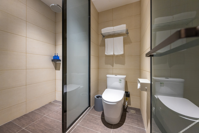 Bathroom 3, Hanting Hotel Longnan Wen County Wenchanglou, Longnan