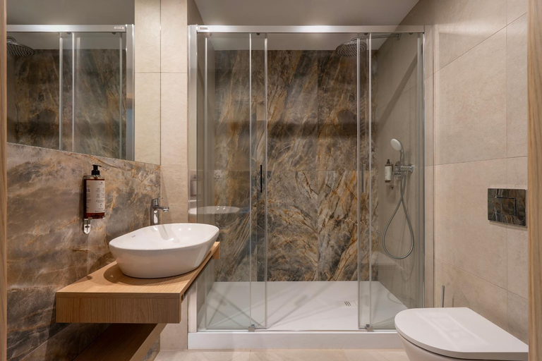 Bathroom, Sea Shell Apartments Lukecin, Kamień