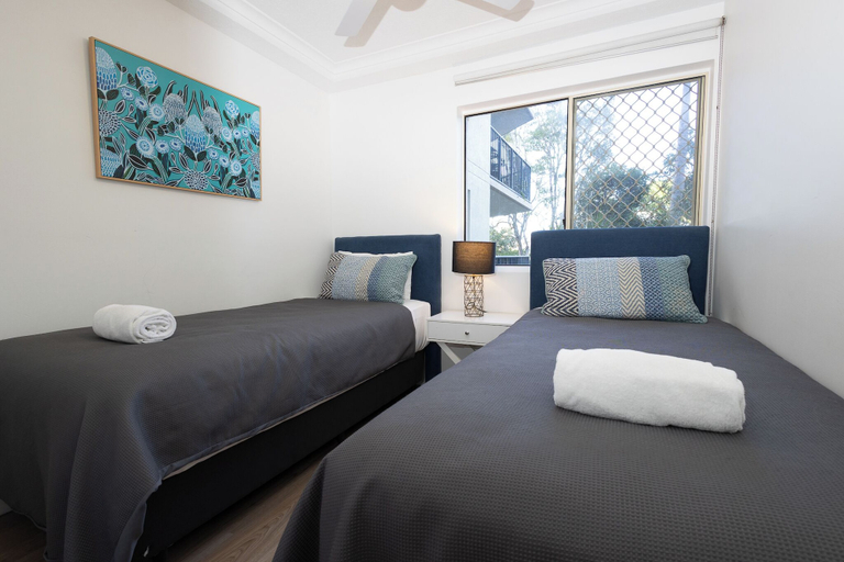 Bedroom 3, Bayview Beach Holiday Apartments, Gold Coast