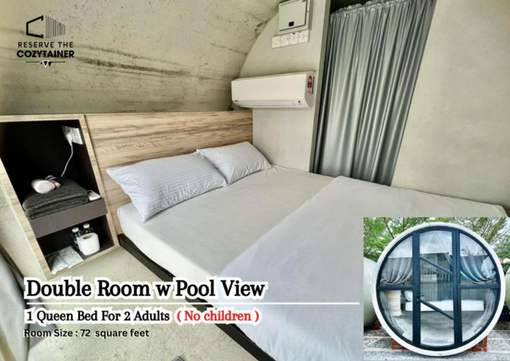 The Cozytainer Room Type - Double Room with Pool View