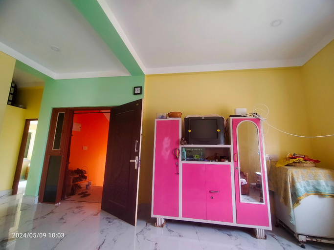 Bedroom 2, Megh Balika Santiniketan Family Homestay AC, Birbhum