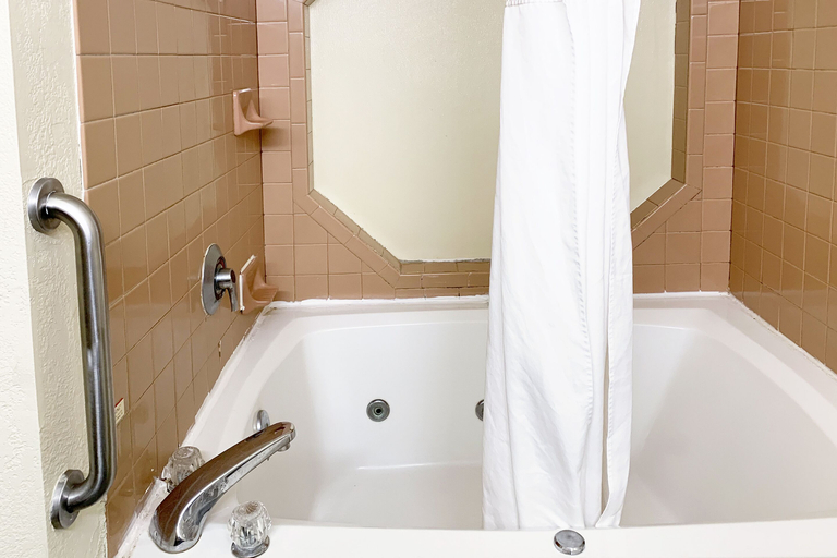 Bathroom 3, Econo Lodge Whitehall near Michigan's Adventure, Muskegon