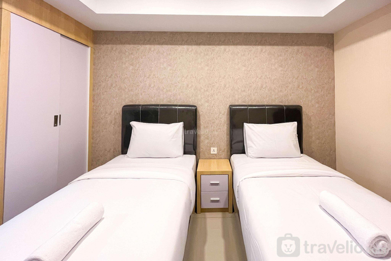 Bedroom 2, Simply Studio at De Prima Apartment By Travelio, Medan