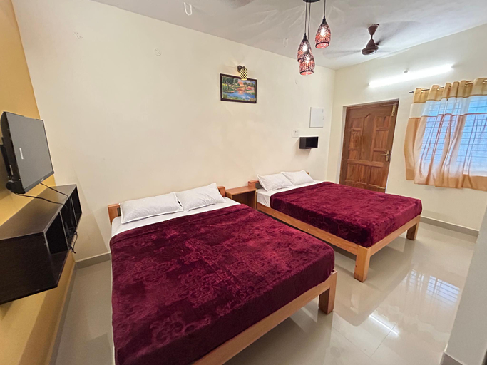 Bedroom 2, THE AARUDRA'S RESIDENCY SRIRANGAM, Tiruchirappalli