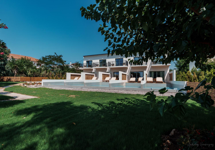 Exterior view, Eucalyptus Sea Houses, Epirus