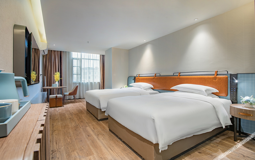 Bedroom 2, Echarm Hotel Guangzhou Jiahe Helong, Guangzhou