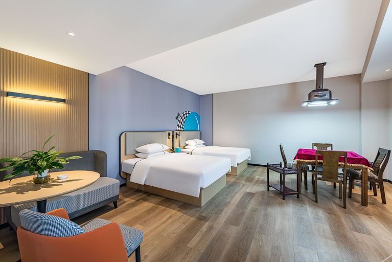 Bedroom 2, City Convenience Hotel (Changsha Yaoling Xiangya No.2 Hospital Subway Station), Changsha
