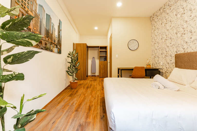 Bedroom 2, Doctores Apartments by VH, Mexico City