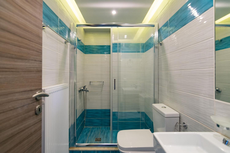 Bathroom, Blue Oyster Villas, Crete