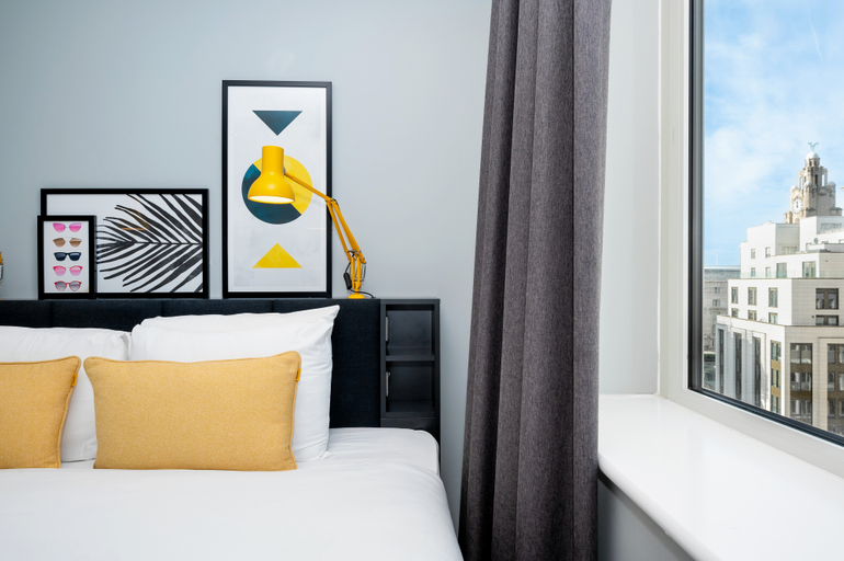 Bedroom 2, Staycity Aparthotels Liverpool Waterfront, Sefton