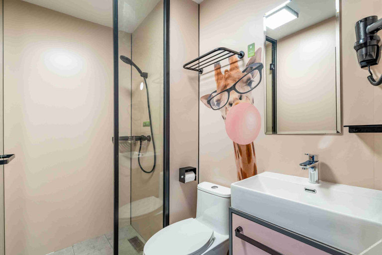 Bathroom 3, hi innホテル(杭州西湖テクノロジーパーク西園二路)(海友酒店(杭州西湖科技园西园二路店)), Hangzhou