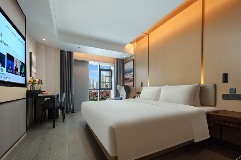 Bedroom 2, Atour Hotel Shiyan Shanghai Road, Shiyan