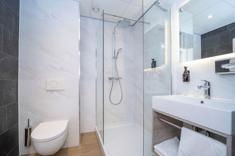 Bathroom 4, Fletcher Landhotel De Borken, Westerveld