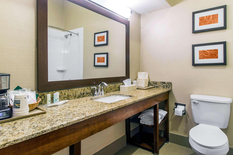 Bathroom 4, Quality Suites Corbin Area, Laurel