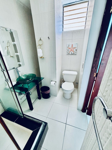 Bathroom 4, Hostal Francia, Santiago de los Caballeros
