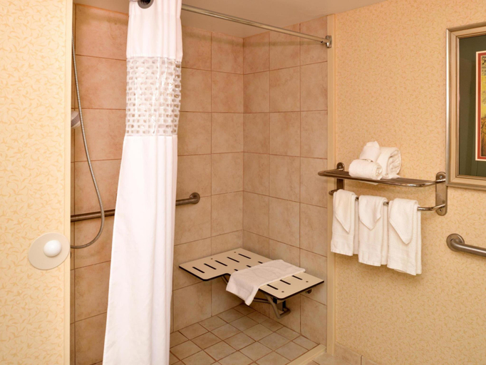 Bathroom, Hampton Inn Staunton, Augusta