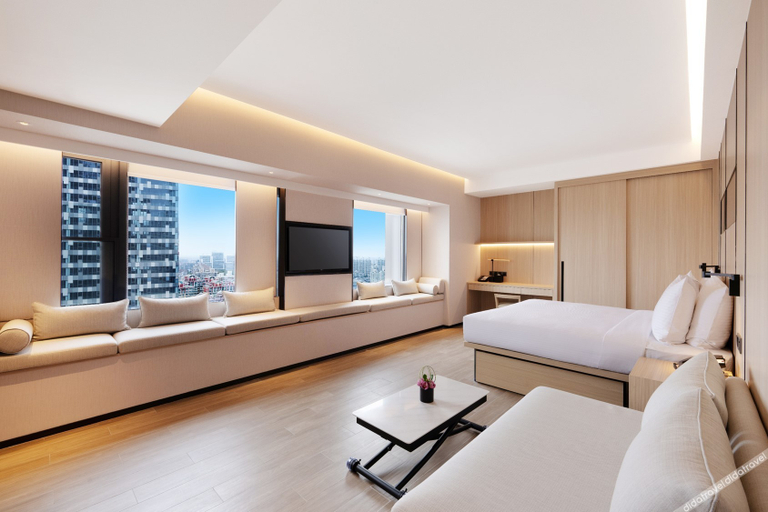 Bedroom 2, Metropolitan Residence, Shanghai