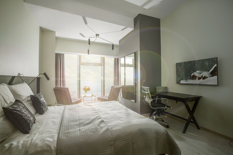 Bedroom 3, Sky Tower Apartments by Michał & Piotr, Środa Śląska