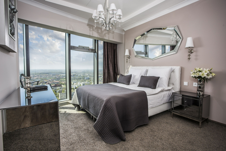 Bedroom 3, Sky Tower Apartments by Michał & Piotr, Środa Śląska