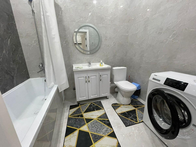 Bathroom 3, 2 room apartment Almatym, Almaty