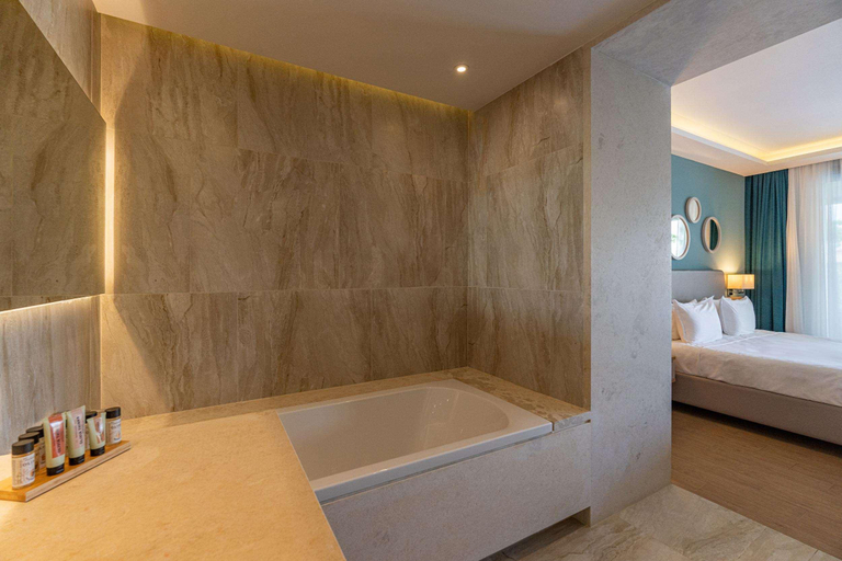 Bathroom 5, Almyros Beach Resort and Spa, Ionian Islands