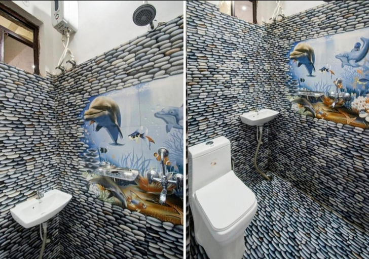 Bathroom 5, Hotel Shree Kanha, Jaipur
