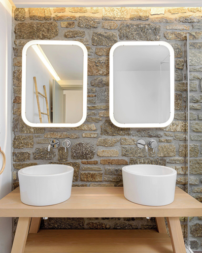 Bathroom 4, Villa Yasemin on the Rock, South Aegean