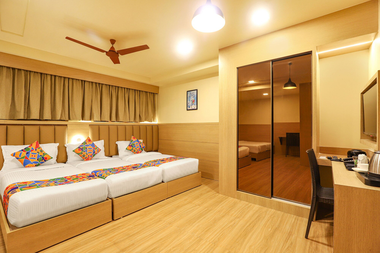 Bedroom 3, Fabhotel Nestlay Rooms High Court, Chennai