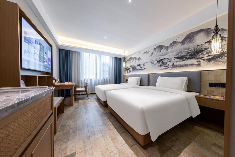 Bedroom 2, Atour X Hotel Shenzhen Bao'an Airport Xiwang Mangrove, Shenzhen
